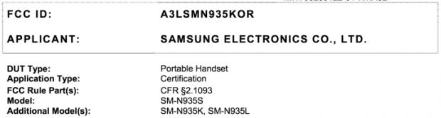 Certification for refurbished Galaxy Note 7 models