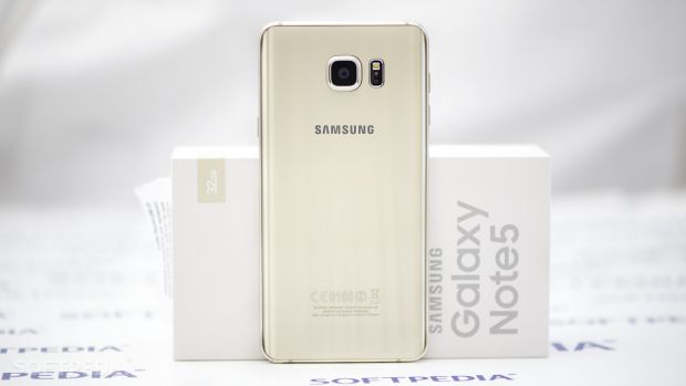 Samsung Galaxy Note5 back view