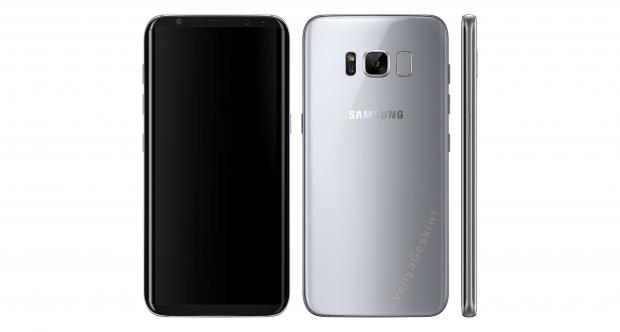 Samsung Galaxy S8 render