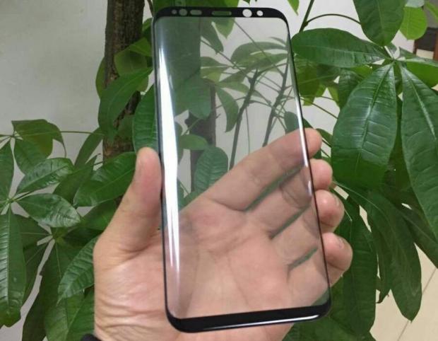 Samsung Galaxy S8 front glass plate
