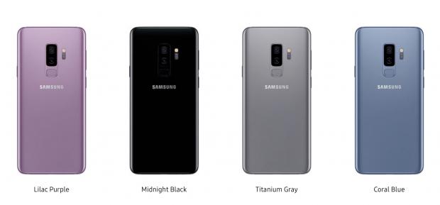 Galaxy S9 color options