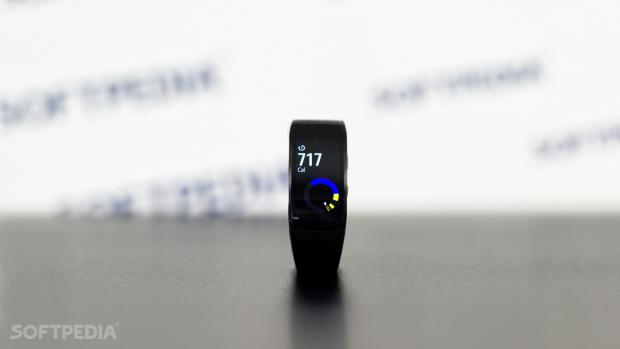 Samsung Gear Fit2 Pro burned calories graph