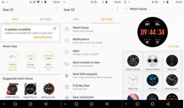 Samsung Gear on Android