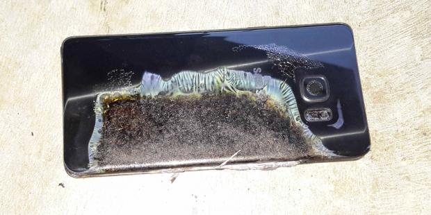 Exploded Galaxy Note 7