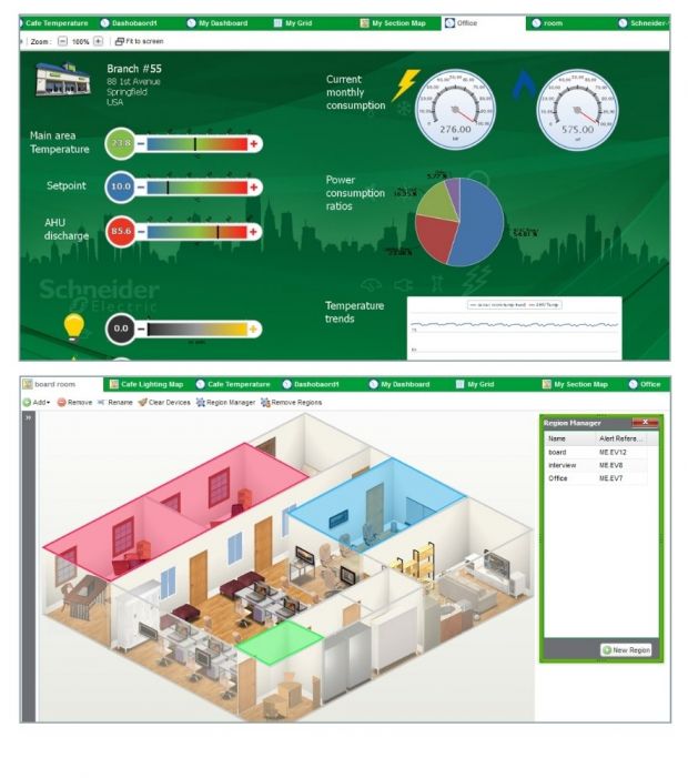 Schneider Electric's StruxureWare Building Expert home management system