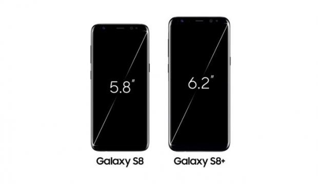 Galaxy S8 and S8+ display