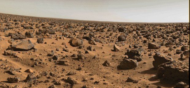 These days, Mars is a desolate place