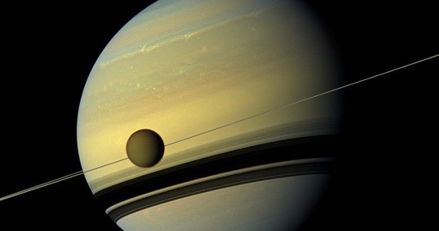 Titan is Saturn's largest moon