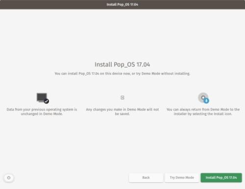 Pop!_OS Linux installer