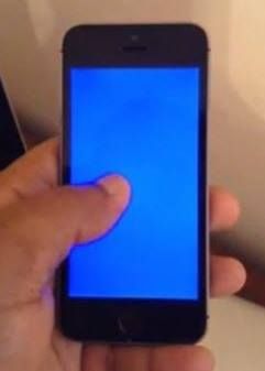 Blue screen of death on an T-Mobile iPhone