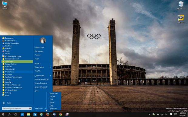 The app brings a Start menu design similar to Windows 7's