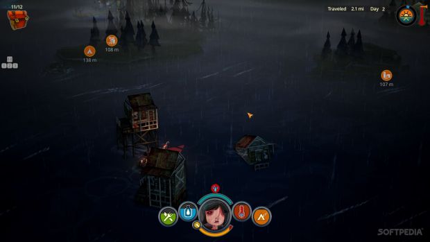The Flame in the Flood water world