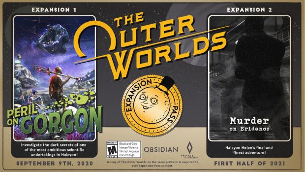 The Outer Worlds Expansion Pass infographic