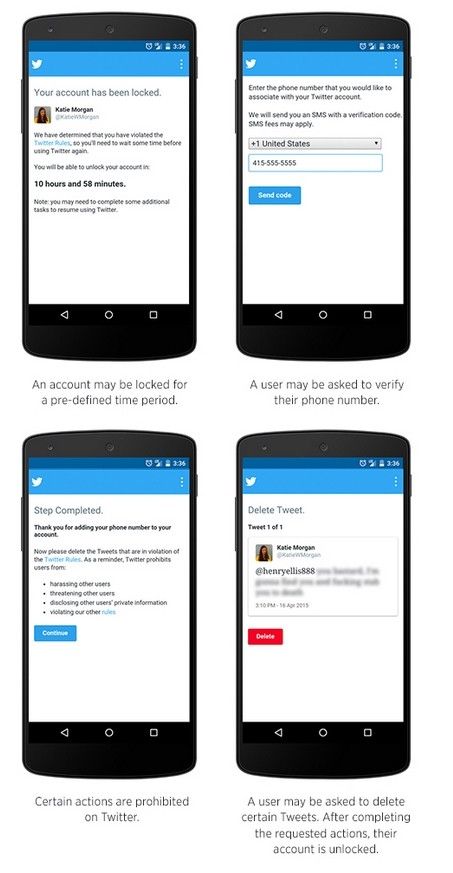 Some of Twitter's new anti-harassment tools
