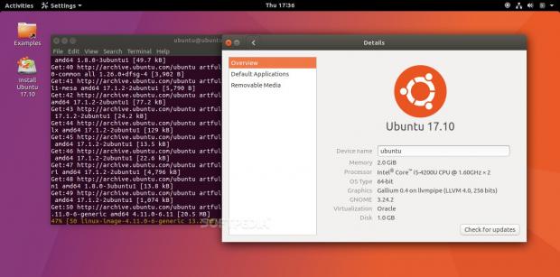 Ubuntu 17.10 with Linux kernel 4.11