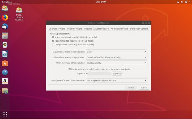 Ubuntu 18.04 LTS integrates Canonical Livepatch