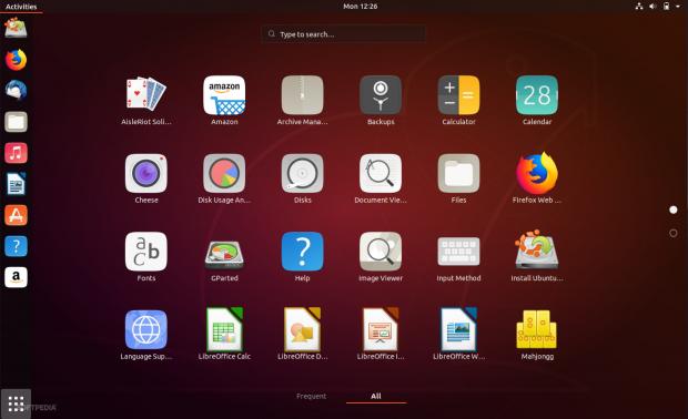 Ubuntu 18.10 with Yaru theme - apps 1