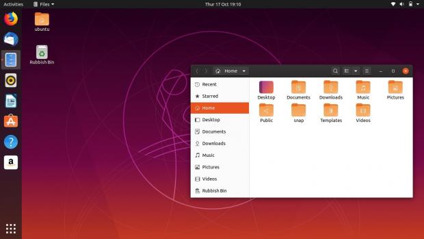 Ubuntu 19.10's file manager