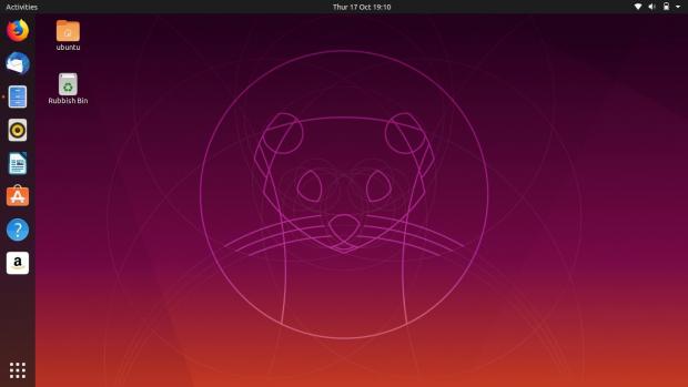 Ubuntu 19.10 desktop