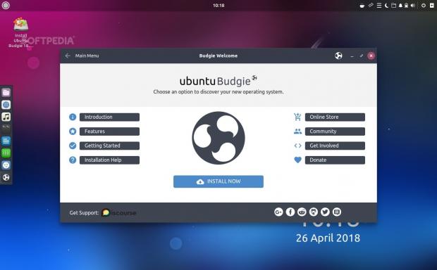 Ubuntu Budgie 18.04 LTS - Budgie Welcome
