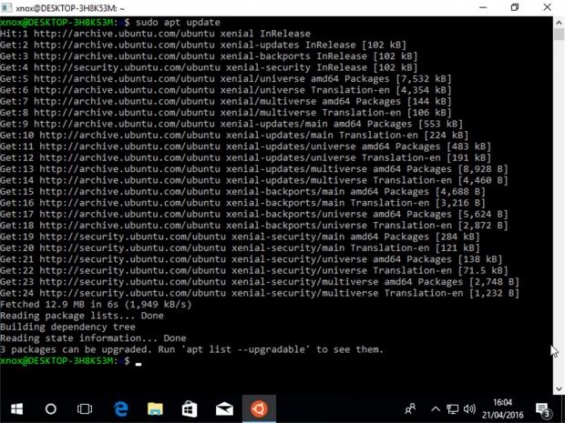 Running Ubuntu on the Windows Subsystem for Linux