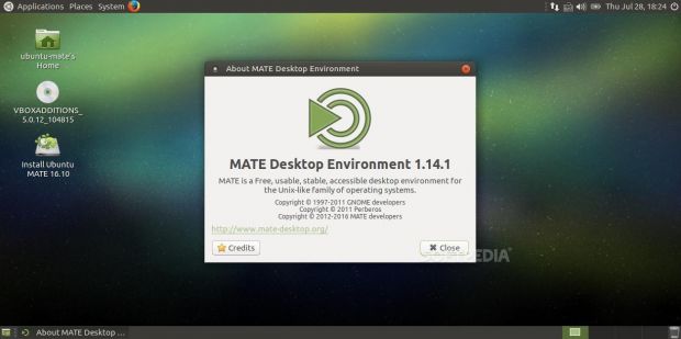 Ubuntu MATE 16.10 Alpha 2 comes with MATE 1.14.1