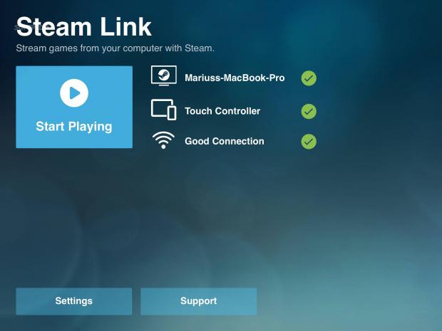 Steam Link app ready to stream