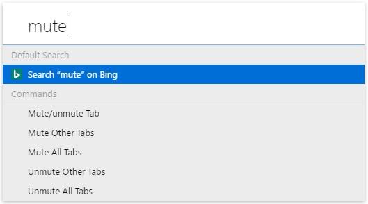 Controlling noisy tabs with Quick Commands