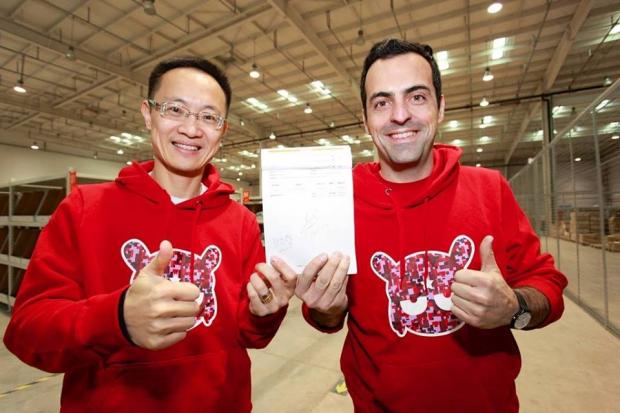 Xiaomi co-founder Bin Lin and VP Hugo Barra