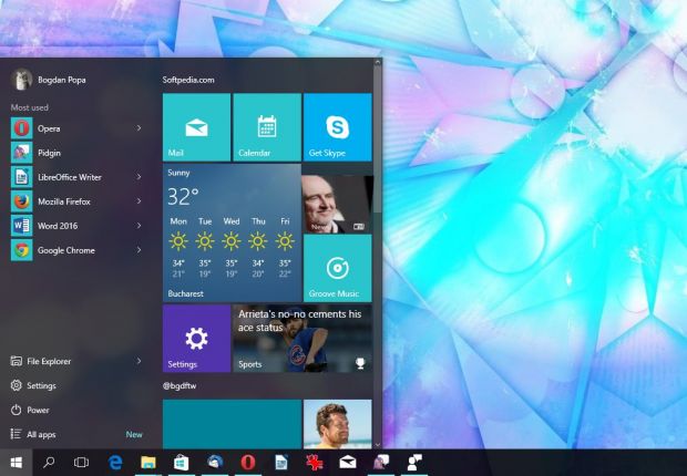 add live tiles to windows 10