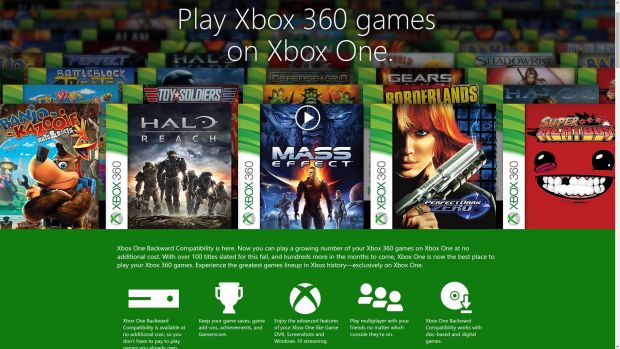 Play Xbox 360 games on Xbox One