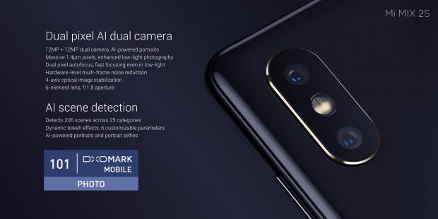 Xiaomi Mi MIX S2 camera specs