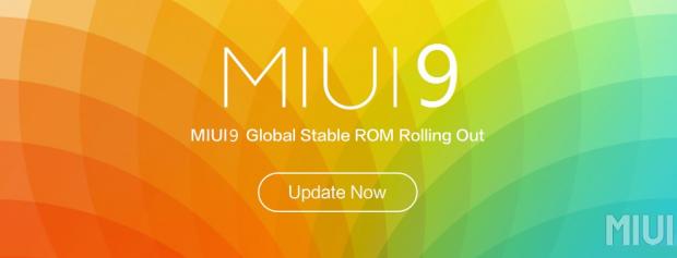 MIUI 9 based on Android Nougat