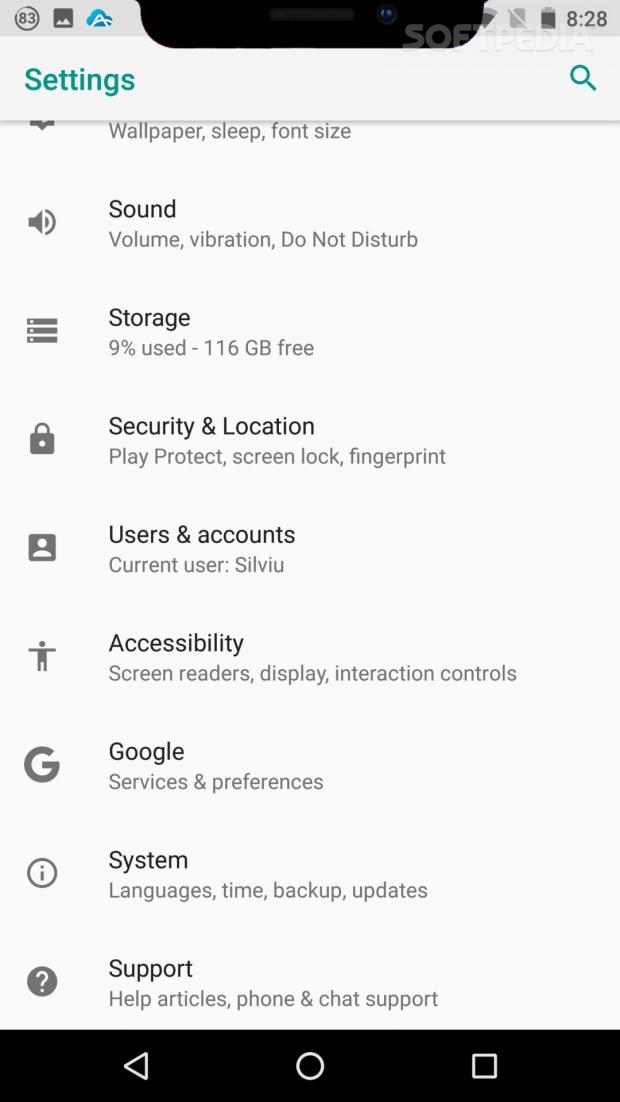 XOutOf10 in Android Settings