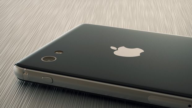 iPhone 8 concept: resting on a table