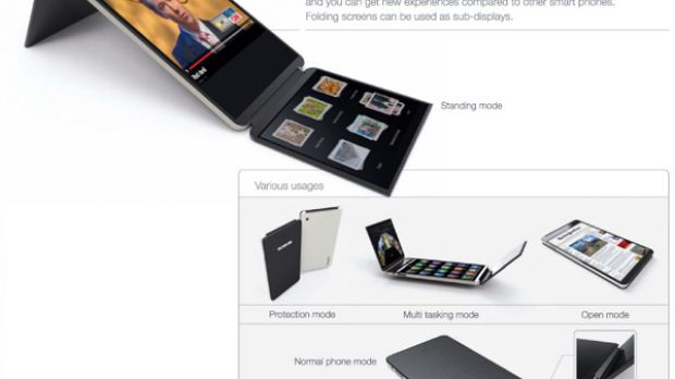 360 Compact Folding mobile phone
