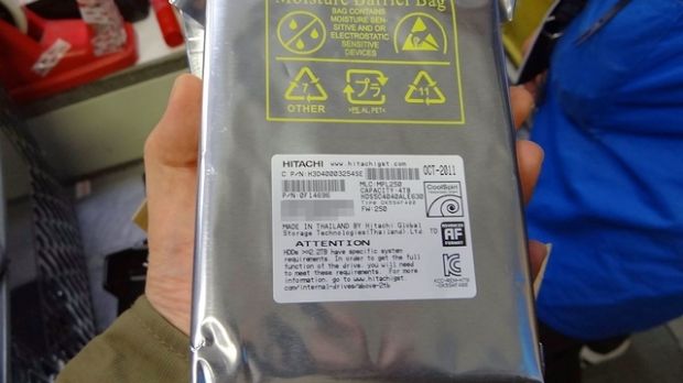Hitachi 4TB hard drive spotted in Japanese retail store