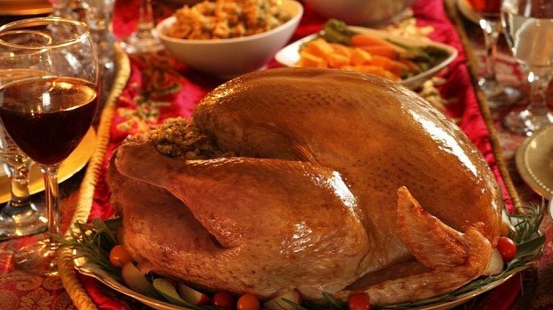 A typical Thanksgiving dinner usually includes several dishes, a boost in calorie intake