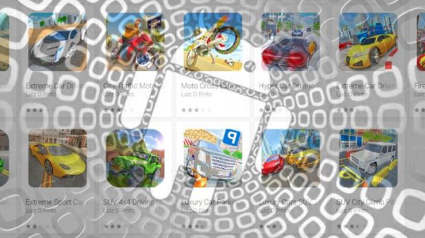 Some of the fake apps in the Google Play Top New Free Racing Games