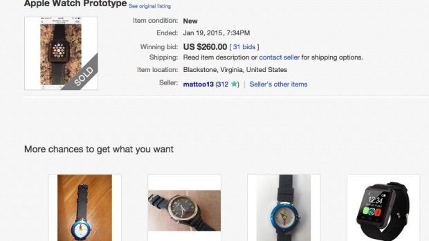 "Apple Watch Prototype" auction