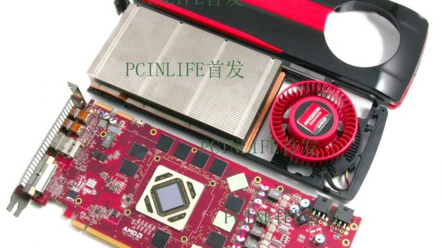 AMD radeon HD 7970 PCB, Tahiti XT GPU and cooling solution