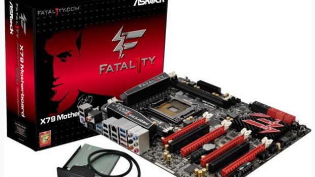 ASRock Fatal1ty X79 Professional LGA 2011 motherboard with retail packaging
