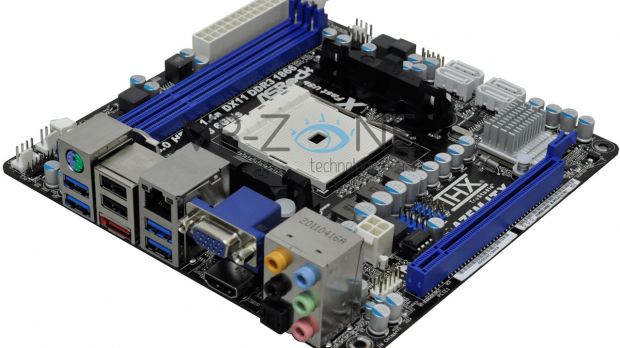 ASRock A75M-ITX AMD Llano mini-ITX motherboard