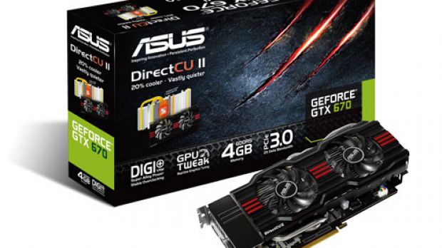 ASUS GeForce GTX 670 4 GB DirectCU II GTX670-DC2-4GD5 Video Card
