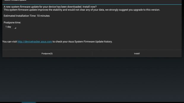 ASUS firmware update screenshot