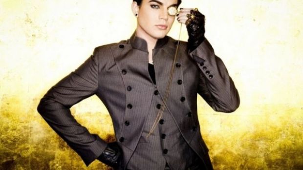 Adam Lambert does Lee Cherry photoshoot for official Glam Nation Tour merchandise