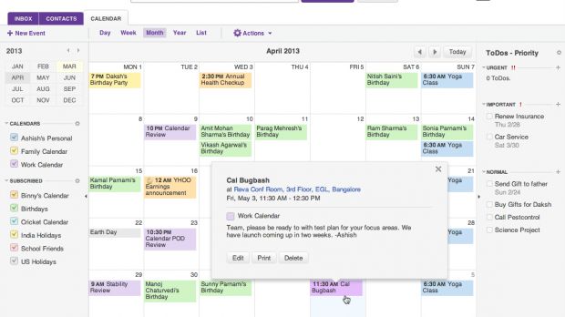 After Yahoo Mail Calendar Is Getting An Update As Well