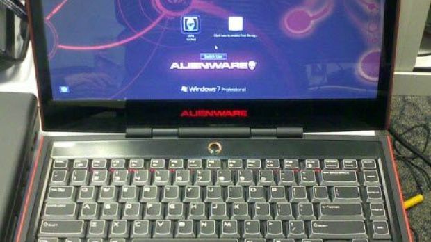 Alienware m14X gaming notebook