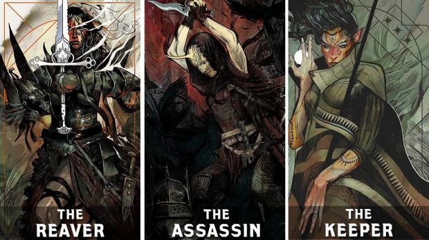 Some of the Dragon Age: Inquisition multiplayer characters