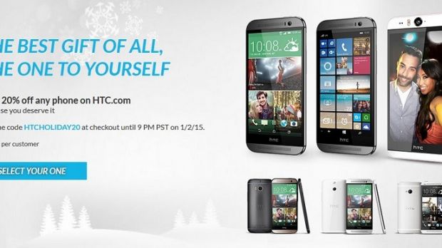 All HTC phones are 20% off